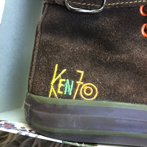 Kenzo brown side-zip high tops - size 29 - Picture 3 of 8